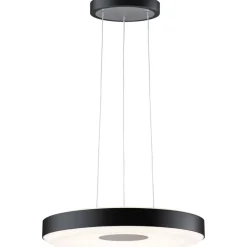 LED-riippuvalaisin Paulmann Puric Pane, 2700K, himmennettävä, musta/harmaa