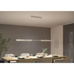 LED-riippuvalaisin Paulmann Smart Home Zigbee 3.0 Aptare, säädettävä, RGBW+, himmennettävä, 1920lm/1920lm, 2x16W, harjattu musta