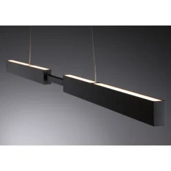 LED-riippuvalaisin Paulmann Smart Home Zigbee 3.0 Aptare, säädettävä, RGBW+, himmennettävä, 1920lm/1920lm, 2x16W, harjattu musta