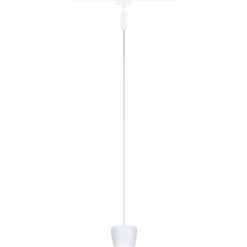 LED-riippuvalaisin Paulmann URail Smart Home Zigbee 3.0 Tyros, Ø10cm, 200lm, 4.5W, RGBW+, himmennettävä, 230V, signaalivalkoinen
