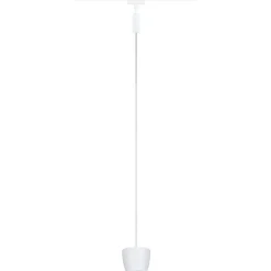 LED-riippuvalaisin Paulmann URail Smart Home Zigbee 3.0 Tyros, Ø10cm, 200lm, 4.5W, RGBW+, himmennettävä, 230V, signaalivalkoinen
