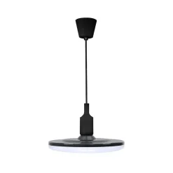 LED-riippuvalaisin Polux Kiki Ø15cm 10W musta