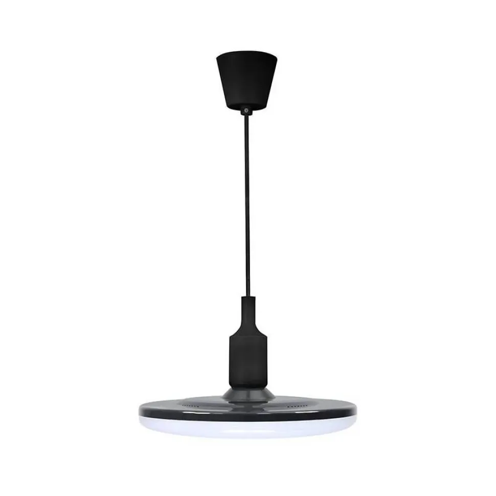 LED-riippuvalaisin Polux Kiki Ø15cm 10W musta