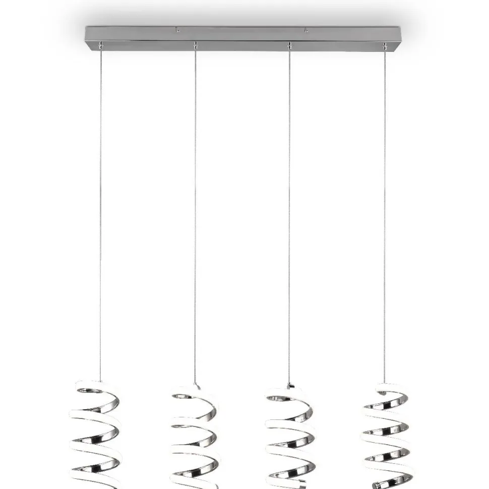 LED-riippuvalaisin Trio Laola, 4-os, kromi, 4000K