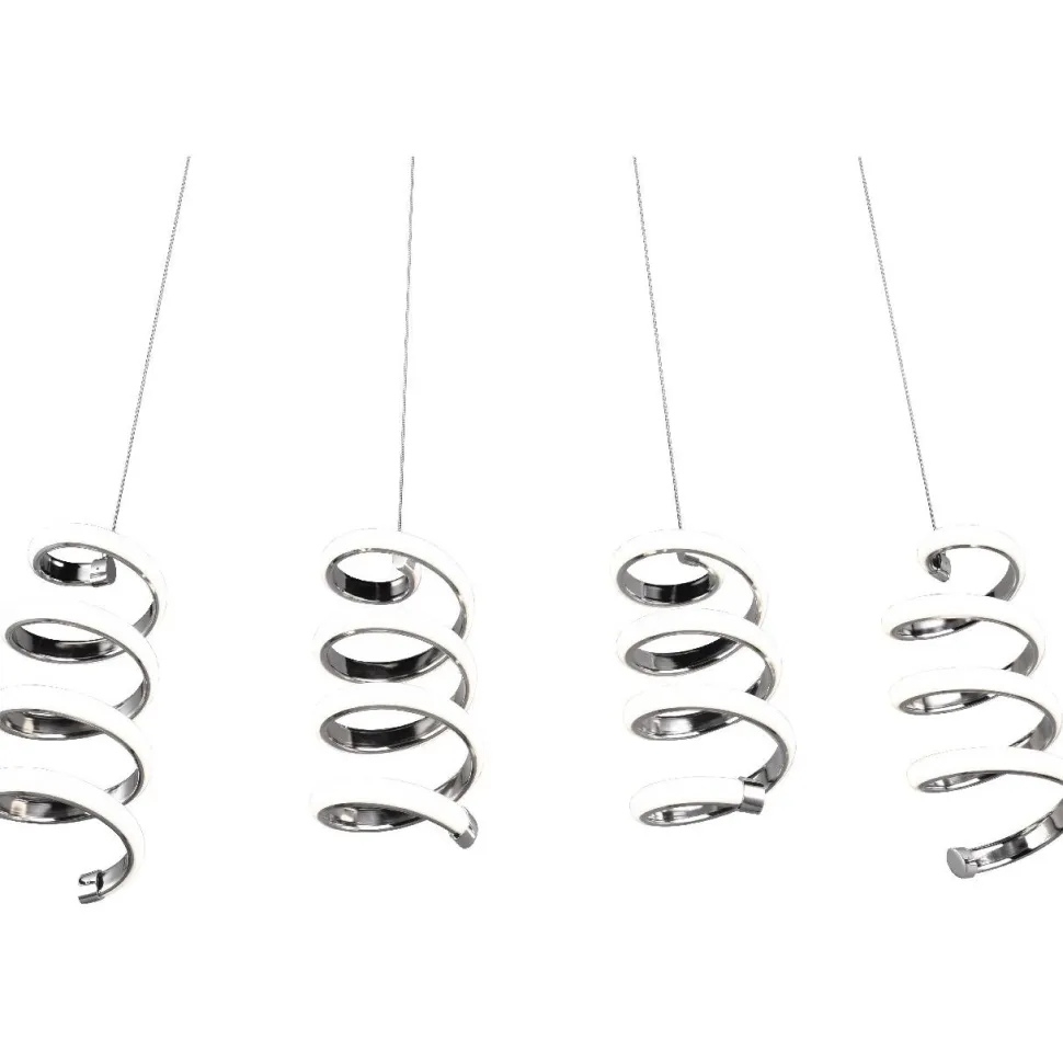 LED-riippuvalaisin Trio Laola, 4-os, kromi, 4000K