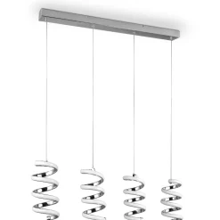 LED-riippuvalaisin Trio Laola, 4-os, kromi, 4000K