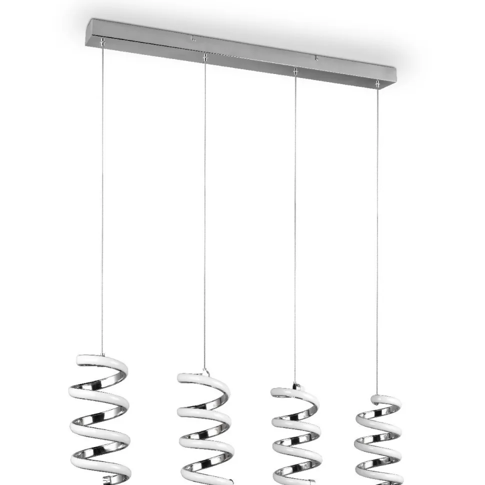 LED-riippuvalaisin Trio Laola, 4-os, kromi, 4000K