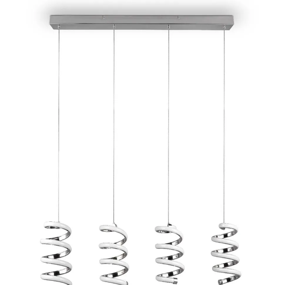 LED-riippuvalaisin Trio Laola, 4-os, kromi, 4000K