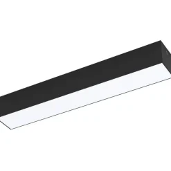 LED-seinä-/kattovalaisin Eglo Salitta, ulos, musta/valkoinen, 38cm, 9W