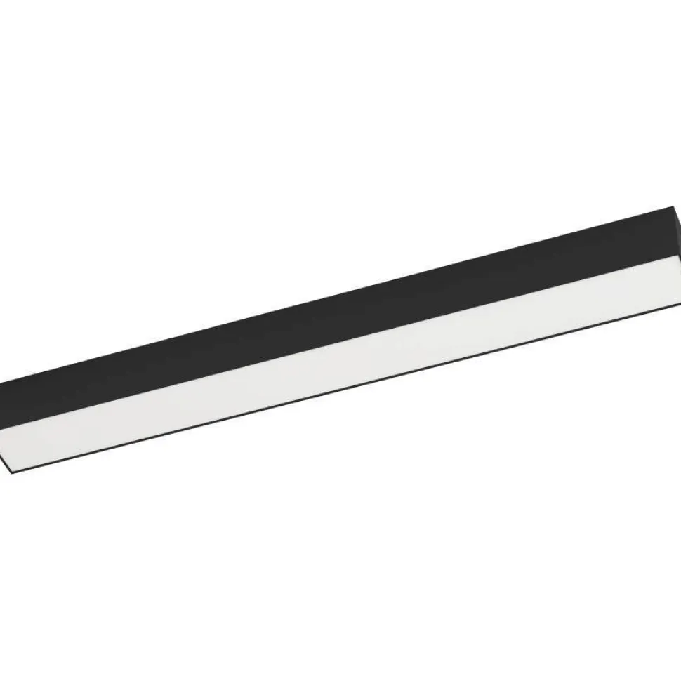 LED-seinä-/kattovalaisin Eglo Salitta, ulos, musta/valkoinen, 38cm, 9W