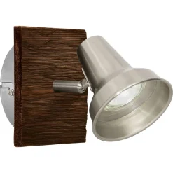 LED-seinäspotti Eglo Filipina 120x120mm teräs ruskea 95646
