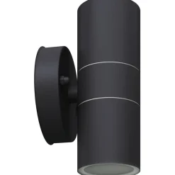 Led-seinävalaisimet ulkotiloihin 2 kpl ruost. teräs ylös/alas