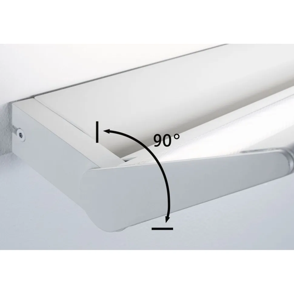 LED-seinävalaisin Paulmann Ranva, Smart Home Zigbee 3.0, säädettävä värilämpötila, himmennettävä, mattavalkoinen