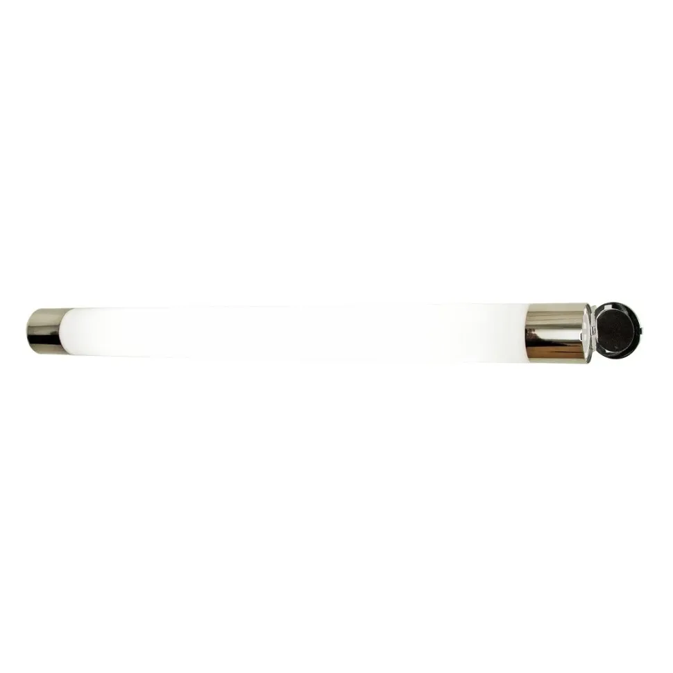 LED-seinävalaisin Aneta Lighting Modica 9W 440x82x60 mm IP44 valkoinen/kromi