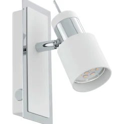 LED-seinävalaisin Davida 165x70 mm valkoinen/kromi