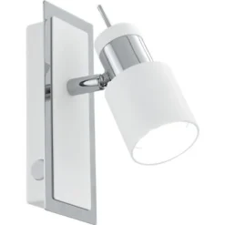LED-seinävalaisin Davida 165x70 mm valkoinen/kromi