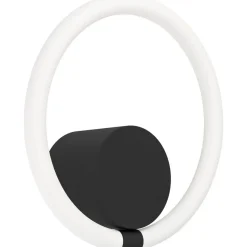 LED-Seinävalaisin Eglo Caranacoa 11.5W Ø26cm musta/valkoinen