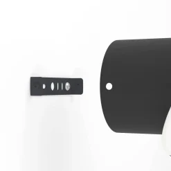 LED-Seinävalaisin Eglo Caranacoa 11.5W Ø26cm musta/valkoinen