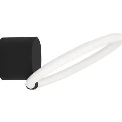 LED-Seinävalaisin Eglo Caranacoa 11.5W Ø26cm musta/valkoinen
