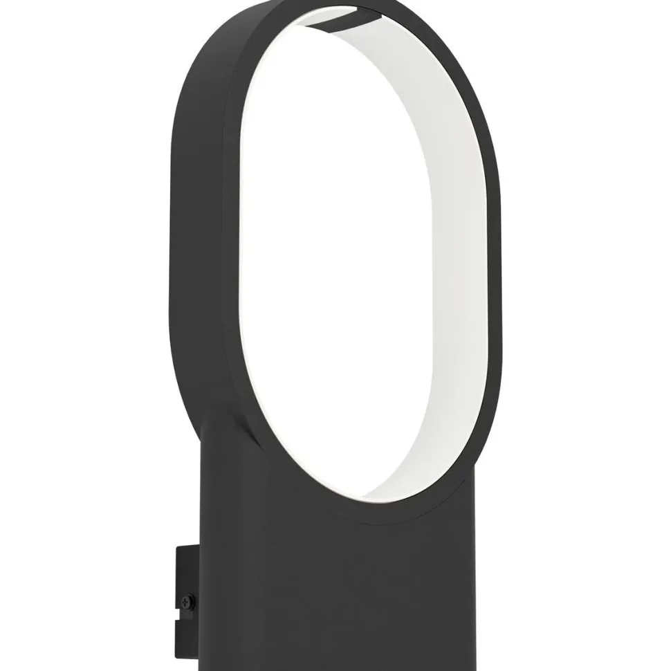 LED-Seinävalaisin Eglo Codriales 10.8W 18x32cm musta/valkoinen