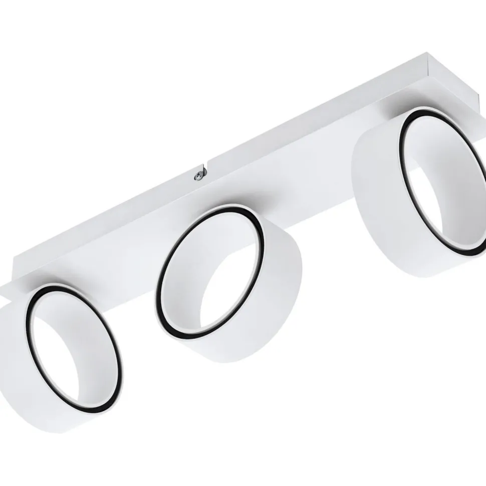 LED-seinävalaisin Eglo Crystal&Design Albariza 3-osainen valkoinen