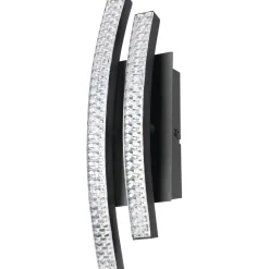 LED-Seinävalaisin Eglo Lejias 2-osainen 9x28,5cm musta