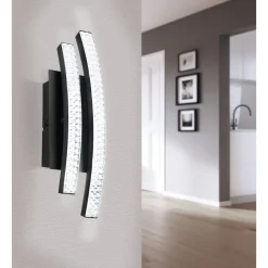LED-Seinävalaisin Eglo Lejias 2-osainen 9x28,5cm musta