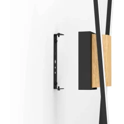 LED-Seinävalaisin Eglo Panagria 2x6.3W 7,5x54cm musta/puu
