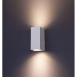 LED-seinävalaisin FTLIGHT Diva, GU10, IP44, valkoinen