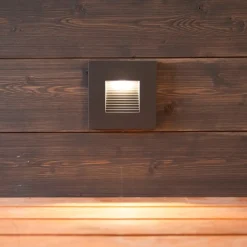 LED-seinävalaisin Hide-a-lite Indicate Multi antrasiitti