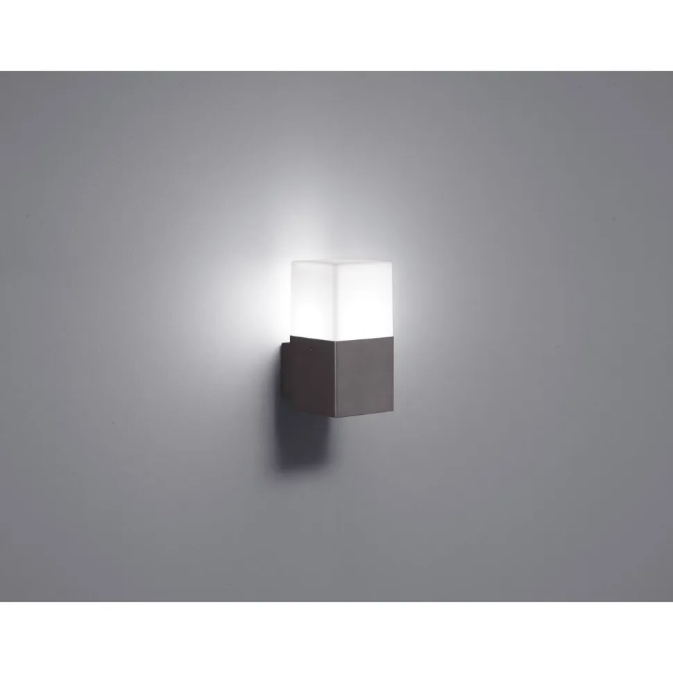 LED-seinävalaisin Hudson 85x115x170 mm antrasiitti