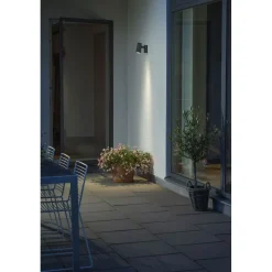 LED-Seinävalaisin Konstsmide Andria 7861-370 8W tummanharmaa