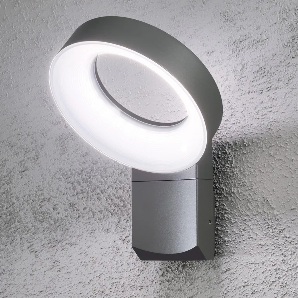LED-seinävalaisin Konstsmide Asti 7273-370 260x235x355 mm antrasiitti