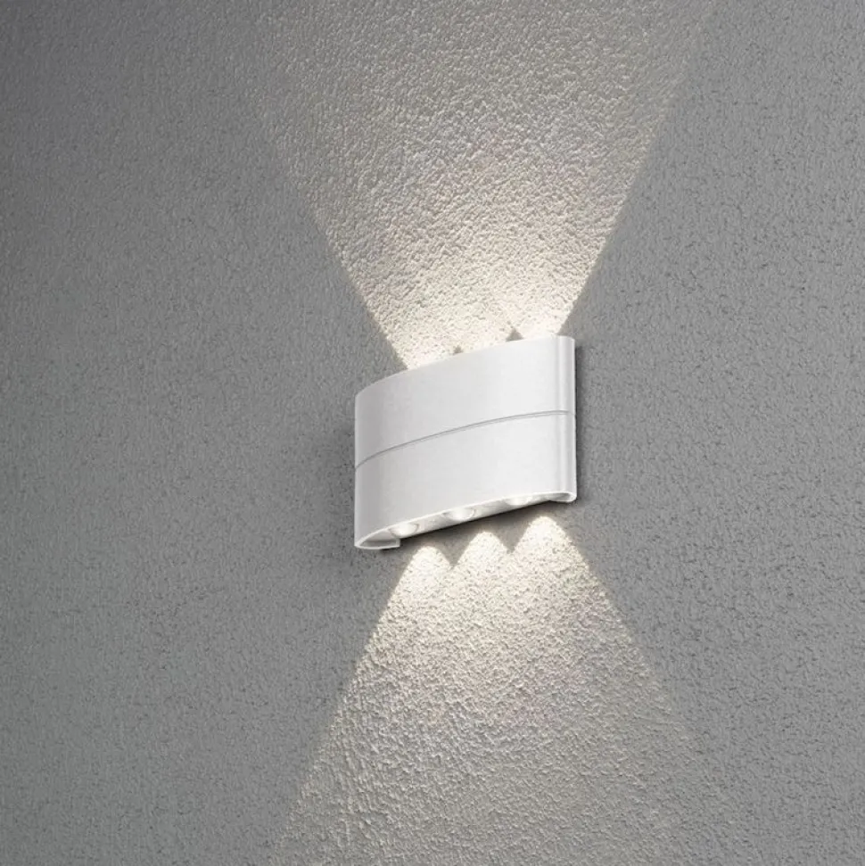 LED-Seinävalaisin Konstsmide Chieri 7853-250 6x1W valkoinen