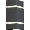 LED-Seinävalaisin Konstsmide Cremona 7998-370 2x3W tummanharmaa