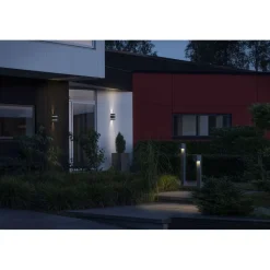 LED-Seinävalaisin Konstsmide Cremona 7998-370 2x3W tummanharmaa