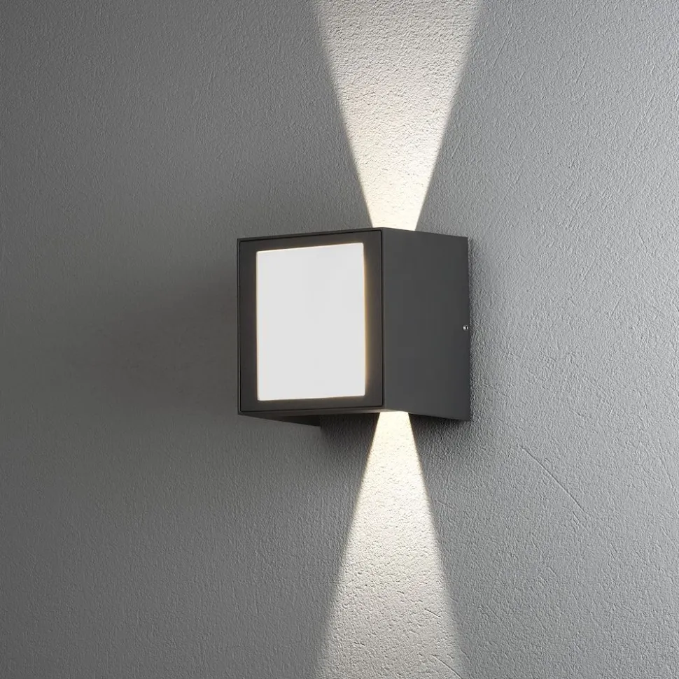 LED-Seinävalaisin Konstsmide Cremona 7946-370 3x3W tummanharmaa