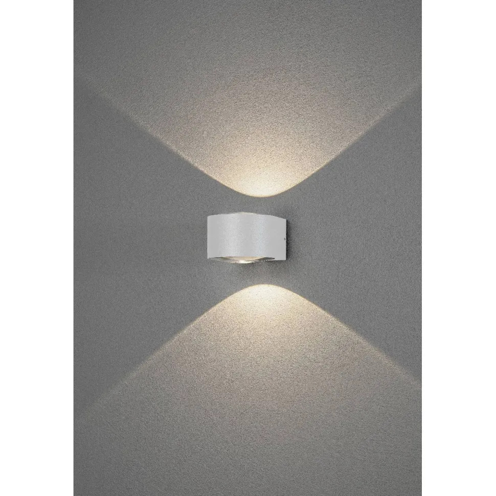 LED-seinävalaisin Konstsmide Gela 2x6W ylös/alas valkoinen