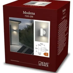 LED-seinävalaisin Konstsmide Modena 7535-750, ylös/alas, 2x4W, musta