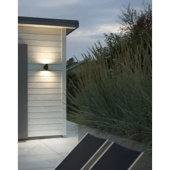 LED-seinävalaisin Konstsmide Modena 7535-750, ylös/alas, 2x4W, musta
