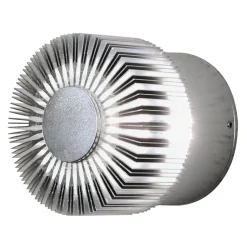 LED-seinävalaisin Konstsmide Monza 7900-310 Ø 90x80 mm alumiini