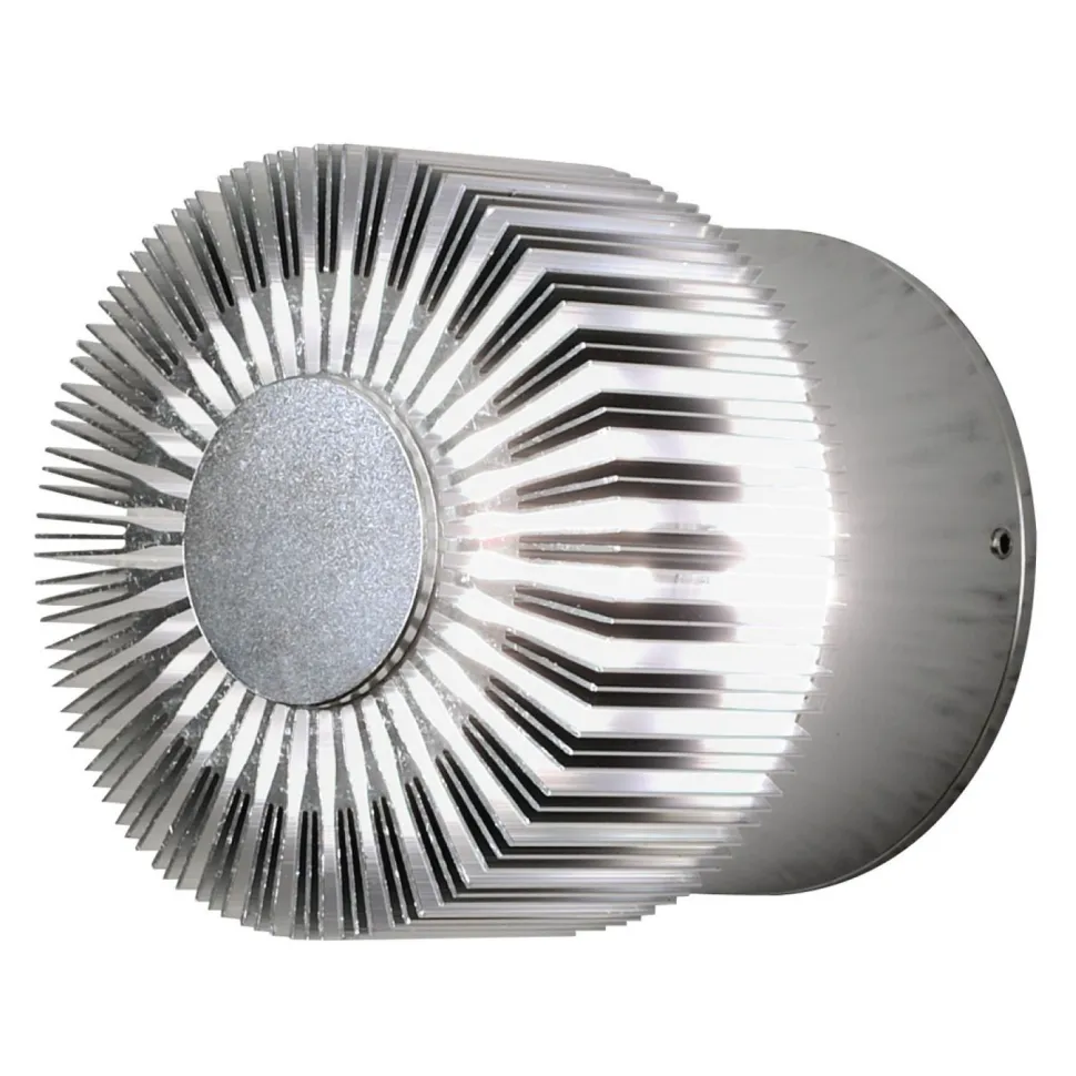 LED-seinävalaisin Konstsmide Monza 7900-310 Ø 90x80 mm alumiini