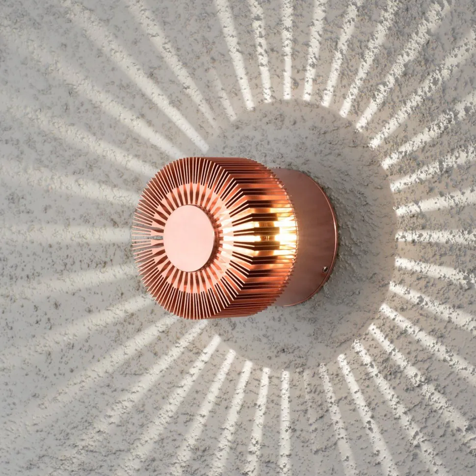 LED-seinävalaisin Konstsmide Monza 7900-900 Ø 90x80 mm kupari