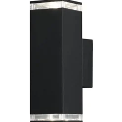 LED-Seinävalaisin Konstsmide Pollux 407-750 2xGU10 musta
