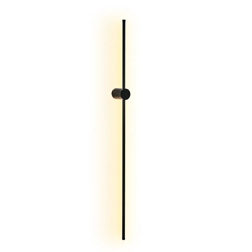 LED-seinävalaisin Linento Lighting Wible 121 cm musta