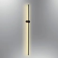 LED-seinävalaisin Linento Lighting Wible 121 cm musta