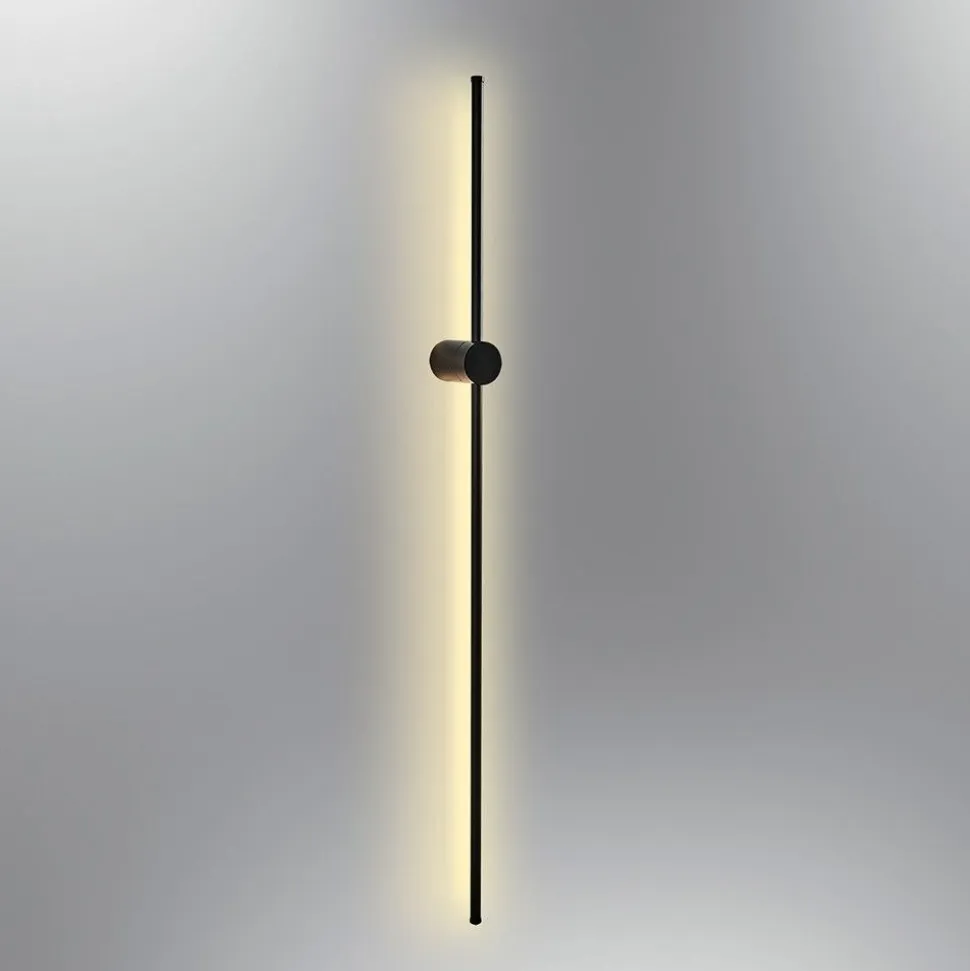 LED-seinävalaisin Linento Lighting Wible 121 cm musta