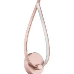 LED-Seinävalaisin Palozza 42,5cm ruusukulta