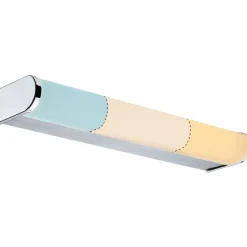LED-seinävalaisin Paulmann Arneb, IP44, 700lm, 6.5W, säädettävä värilämpötila, kromi