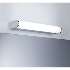 LED-seinävalaisin Paulmann Arneb, IP44, 700lm, 6.5W, säädettävä värilämpötila, kromi